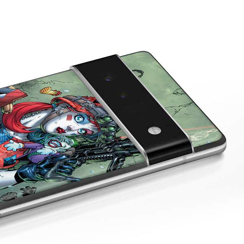 DC Comics Harley Quinn Little Black Book Cover#47 New 52 Art by Jim Lee Google Pixel 6 Pro Skin